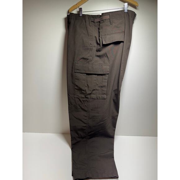 Tru Spec Tactical Rip Stop Pants 3X Large Regular Brown Police Military Utility - Picture 1 of 8